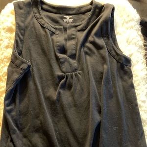 Jones New York Sleeveless Black Top XXL